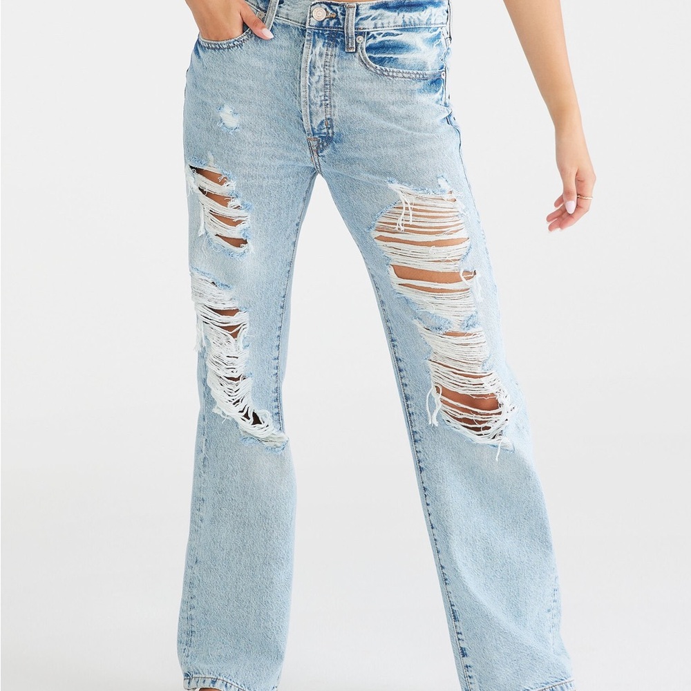Aero Low Rise Skater Jeans - Light Wash